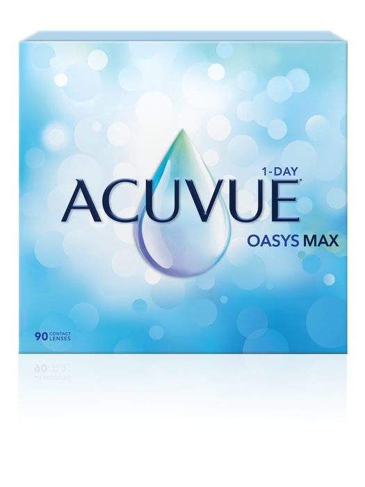 Acuvue Oasys MAX 1 day 90 pk (Blue Light Blocking)