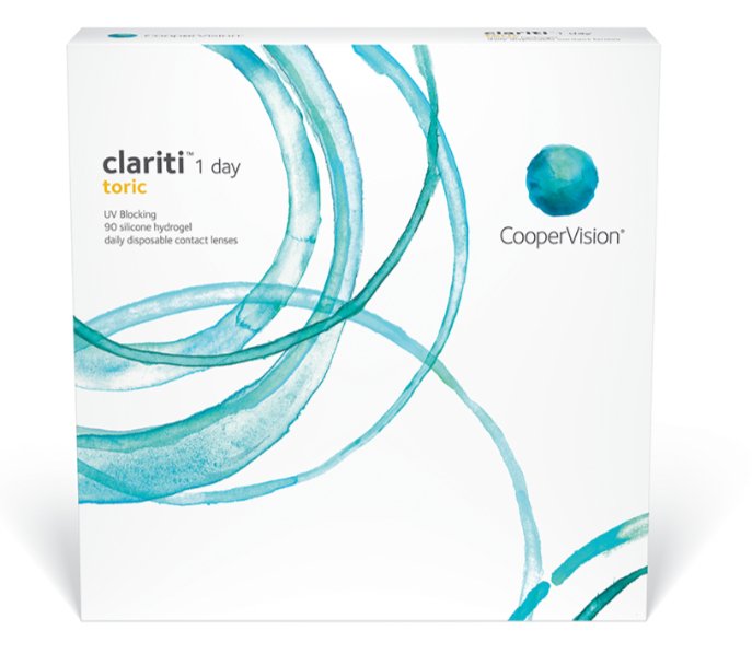 Clariti 1 Day Toric 90 pk --Coopervision-Second Specs