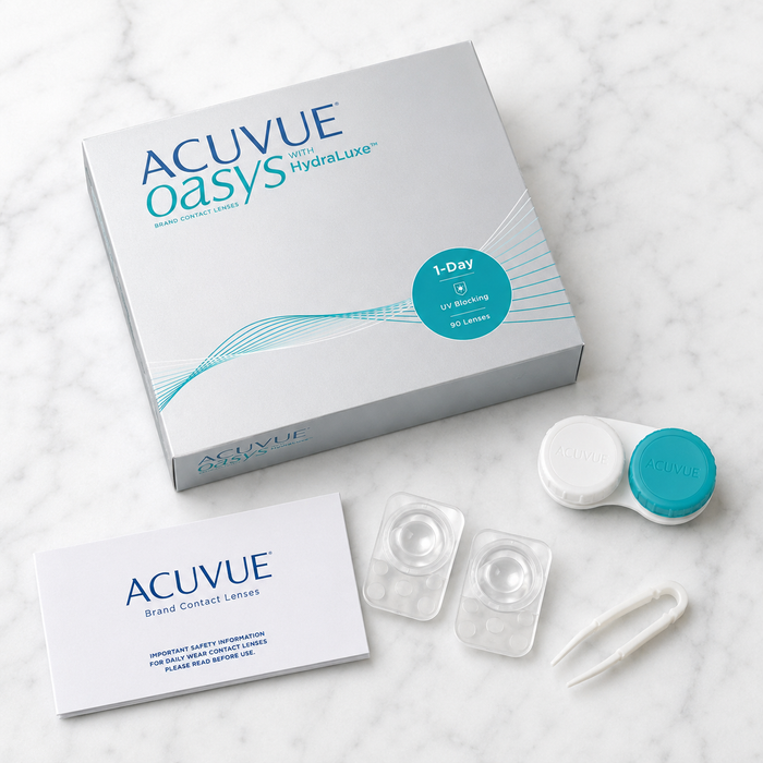 Acuvue Oasys 1 Day avec HydraLuxe 90 lentilles