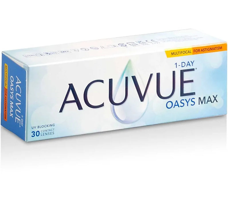 Acuvue Oasys 1day MAX Multifocal For Astigmatism 30 pk