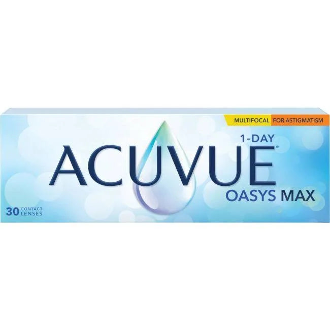 Acuvue Oasys 1day MAX Multifocal For Astigmatism 30 pk