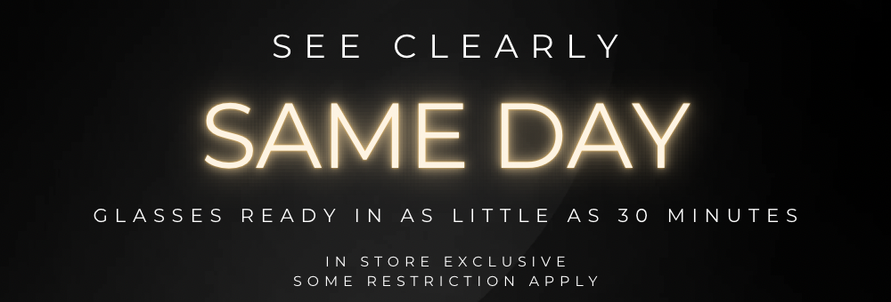 Same Day Prescription Glasses | Second Specs | Eye Exams | Contact Len