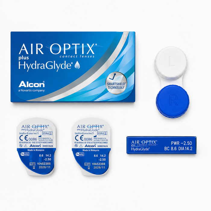 Air Optix Plus Hydraglyde boîte de 6