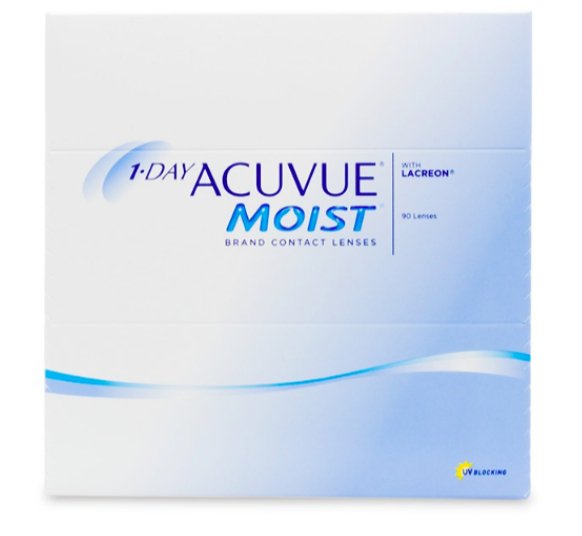 Acuvue Moist 90 pk --Acuvue-Second Specs