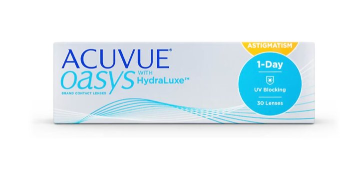 Acuvue Oasys for Astigmatism 1 day 30 pk --Acuvue-Second Specs