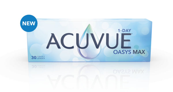 Acuvue Oasys MAX 1 day 30 pk --Acuvue-Second Specs