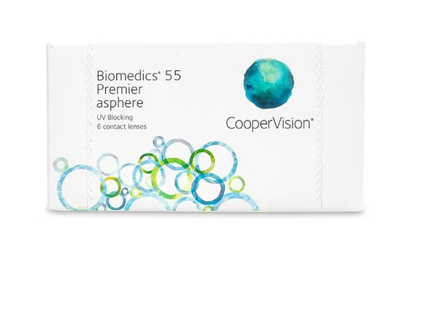 Biomedics 55 6 pk --Coopervision-Second Specs