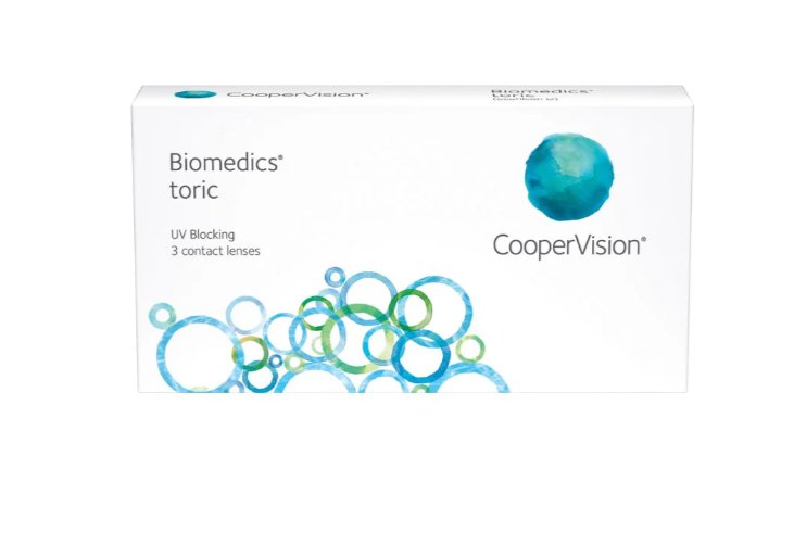 Biomedics 55 Toric --Coopervision-Second Specs